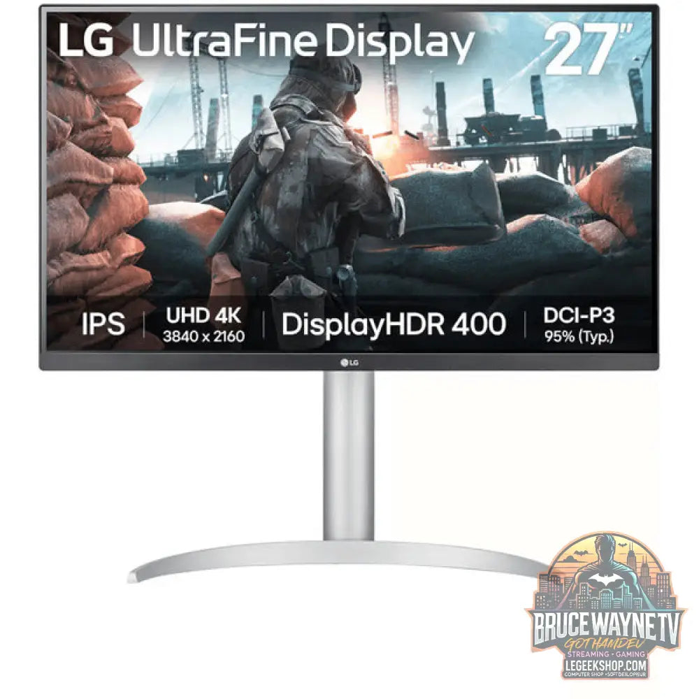 LG 27UP650K-W 27" 3840 × 2160 px IPS 60 Hz - LG - vue 3