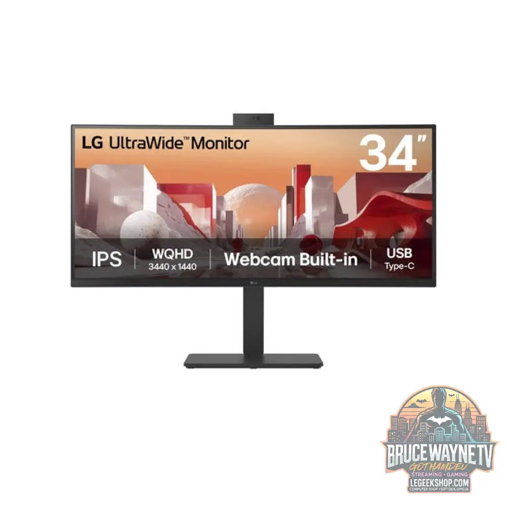 LG 34BA85QE-B.AEU 34" QHD/WQHD IPS 60 Hz - LG - vue 2