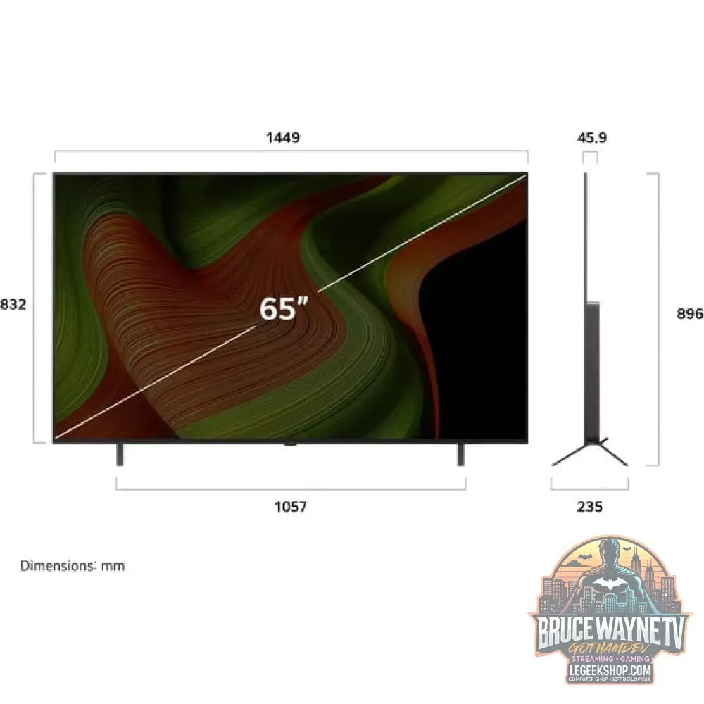 LG OLED65B59LA.AEUD evo TV, OLED-Fernseher - LG - vue 5