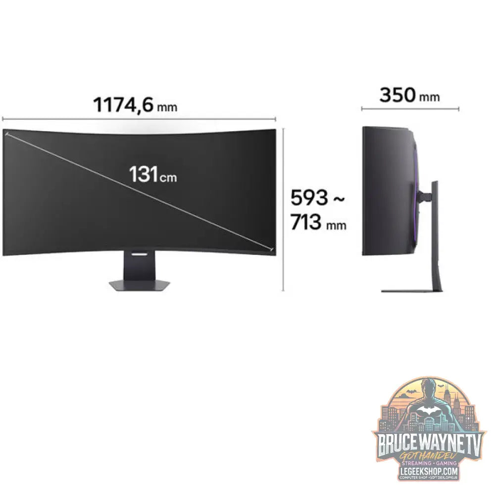 LG UltraGear evo G9 52G930B-B 52" 5120 × 2160 px VA 240 Hz - LG - vue 5