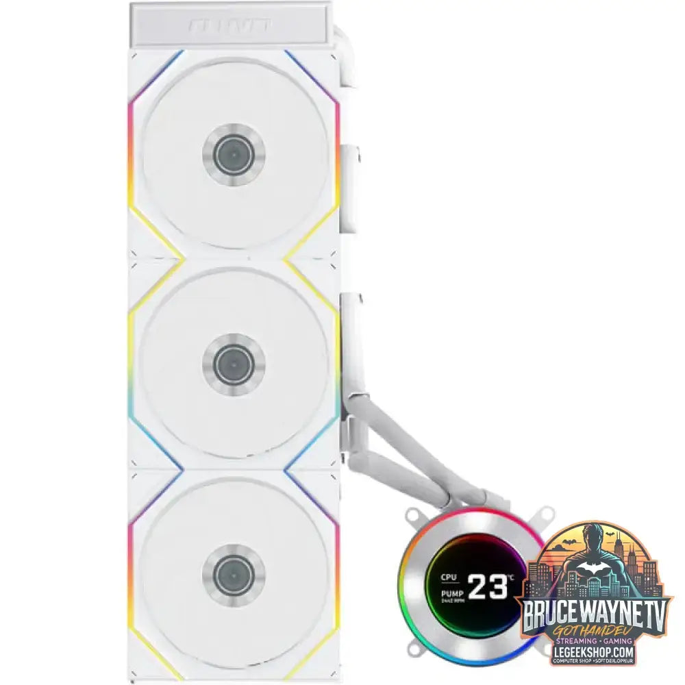 Lian Li HydroShift II LCD-C 360TL, Wasserkühlung weiß - Lian Li - vue 2