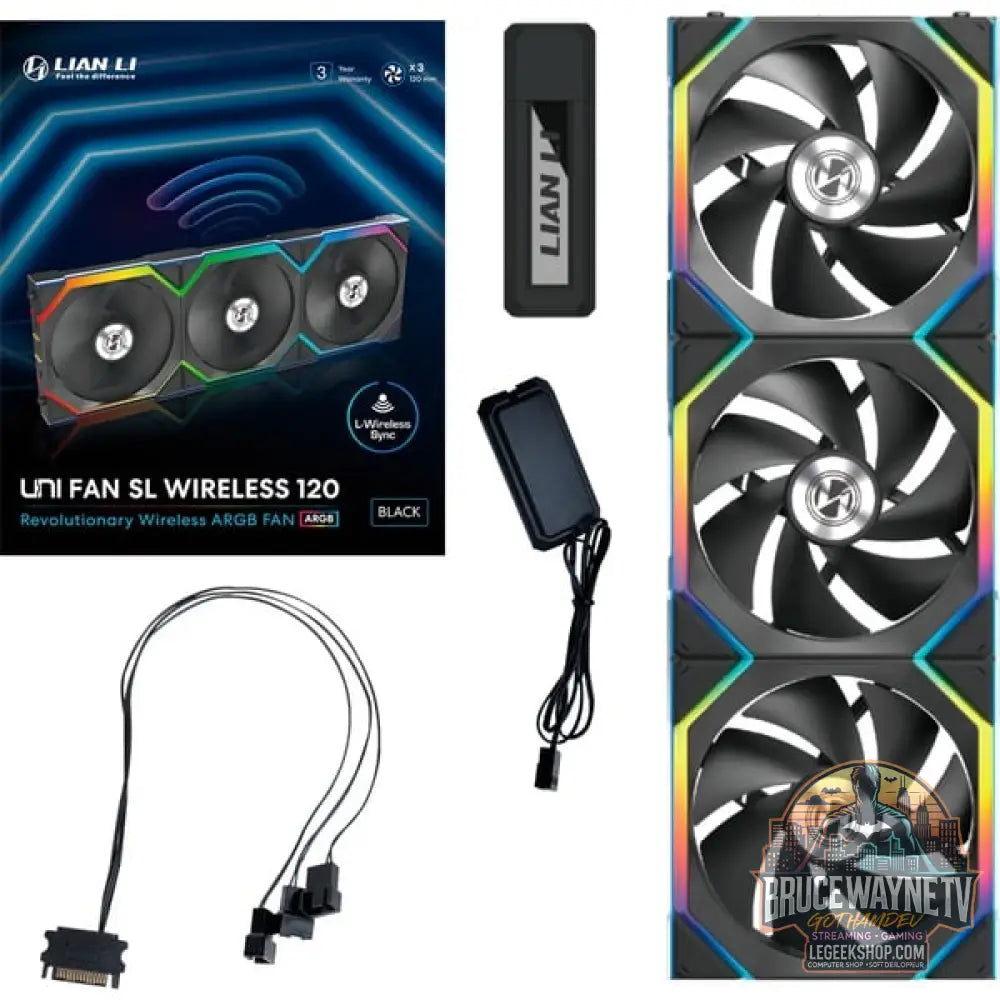 Lian Li UNI FAN SL120 Wireless, Gehäuselüfter - Lian Li - vue 9