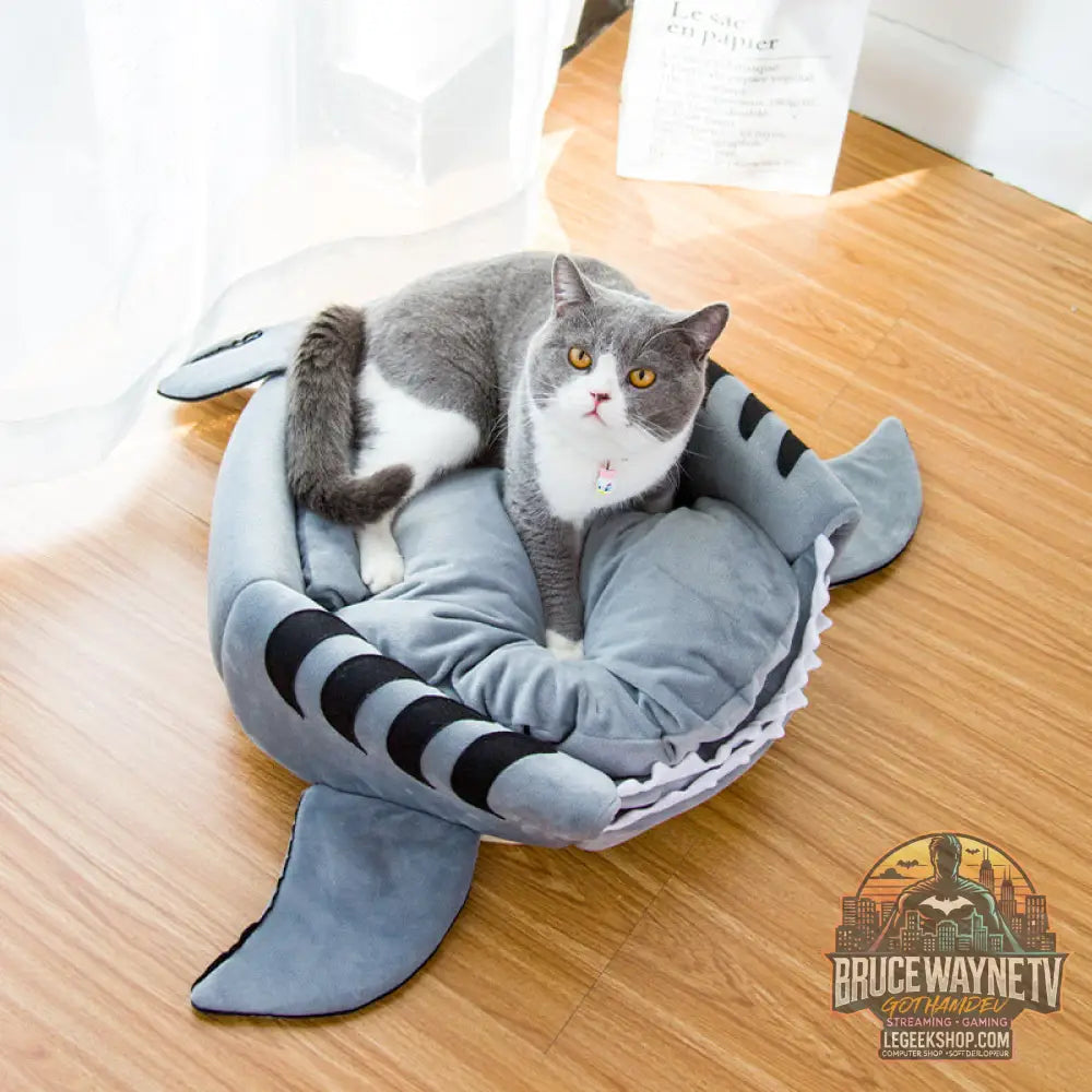 Lit Requin Animaux Chien Chat Niche Douillet Confortable - Lit Animaux