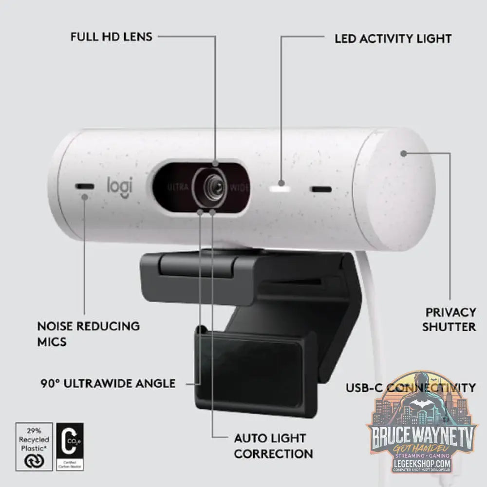 Logitech Brio 500, webcam - Logitech - vue 8