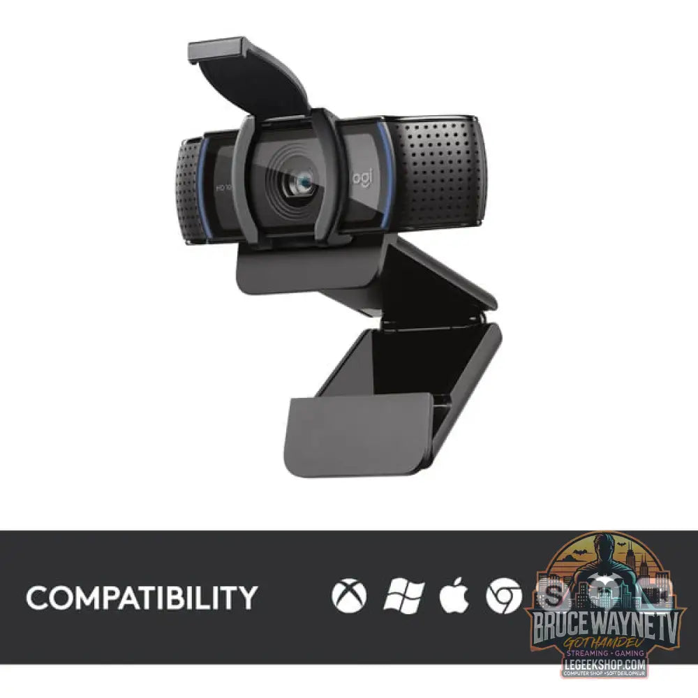 Logitech C920S HD Pro, webcam - Logitech - vue 8