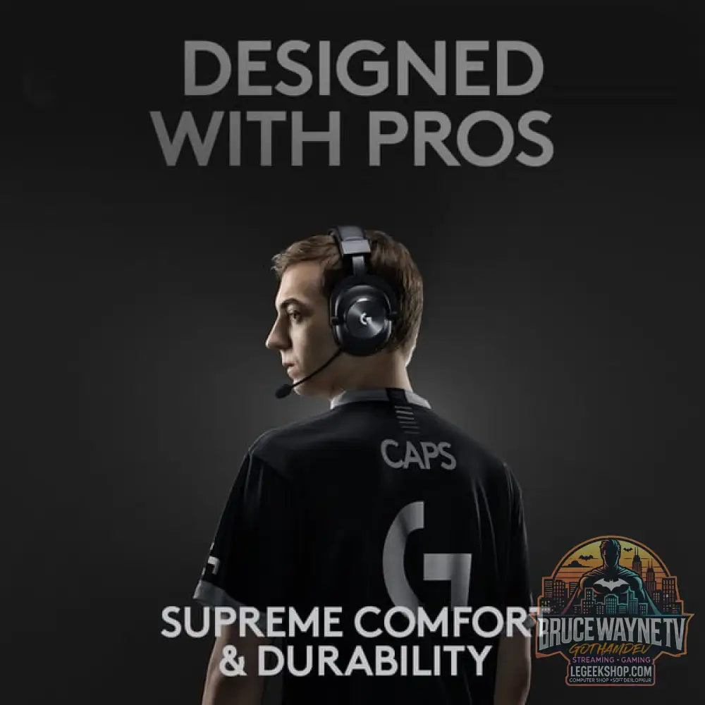 Logitech G PRO X LIGHTSPEED, casque gaming - vue 2