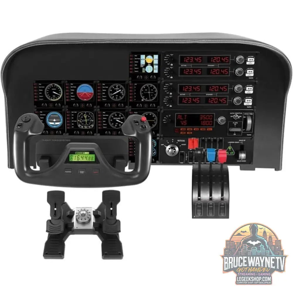 Logitech G Saitek PRO Flight Throttle Quadrant, Schubregler - Logitech - vue 6