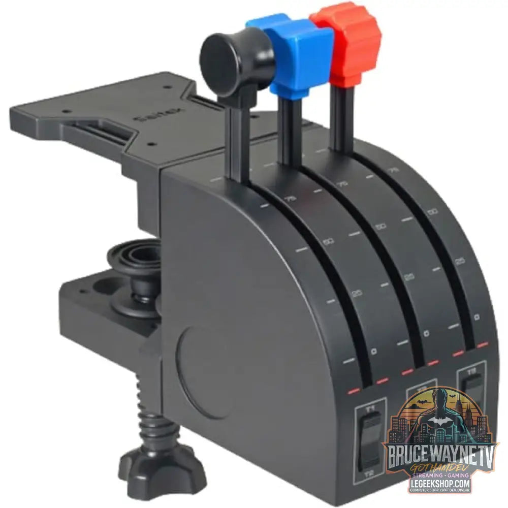 Logitech G Saitek PRO Flight Throttle Quadrant, Schubregler - Logitech - vue 2