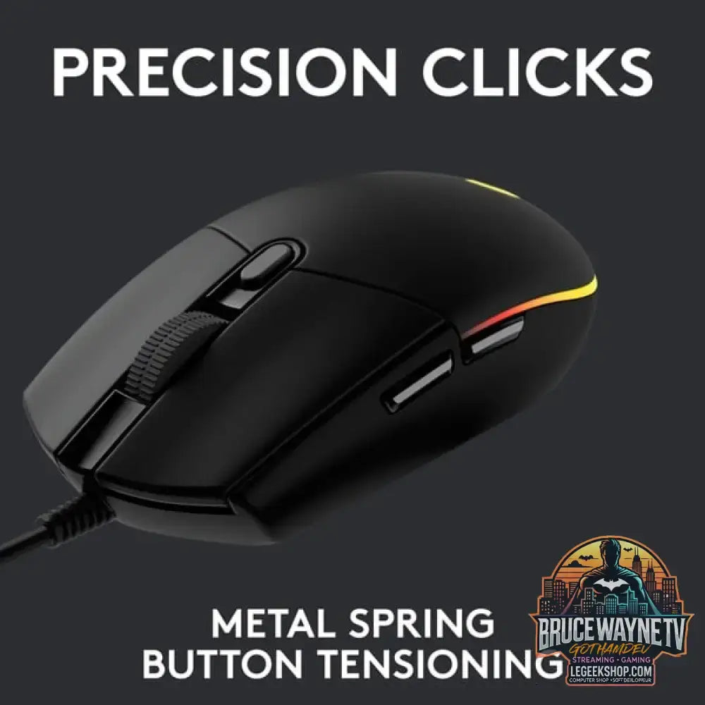 Logitech G203 LIGHTSYNC, souris gaming - vue 5