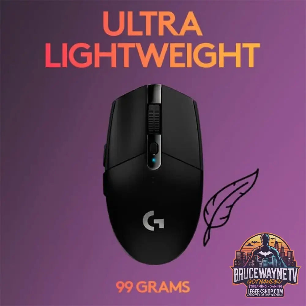 Logitech G305 LIGHTSPEED Gaming, souris gaming - vue 5