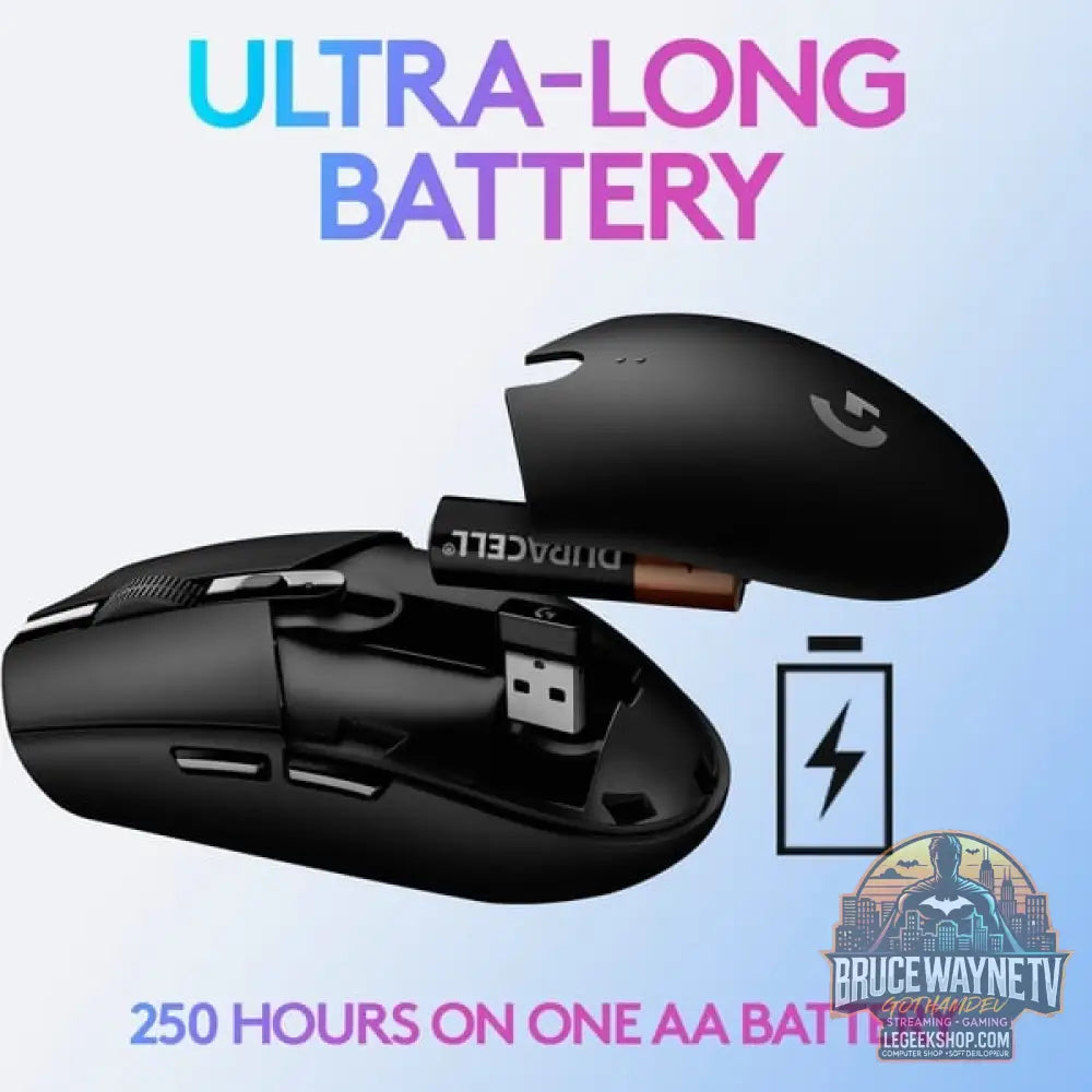 Logitech G305 LIGHTSPEED Gaming, souris gaming - vue 4