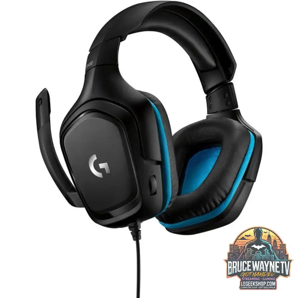G432 Gaming Headset - Logitech - vue 3