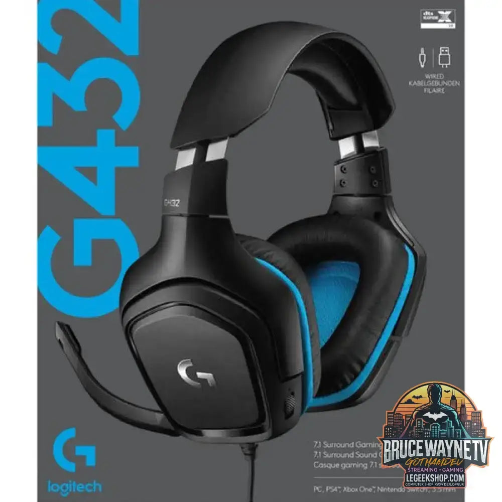 G432 Gaming Headset - Logitech - vue 9