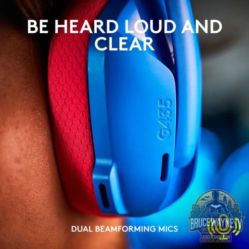Logitech G435 LIGHTSPEED, casque gaming - vue 5