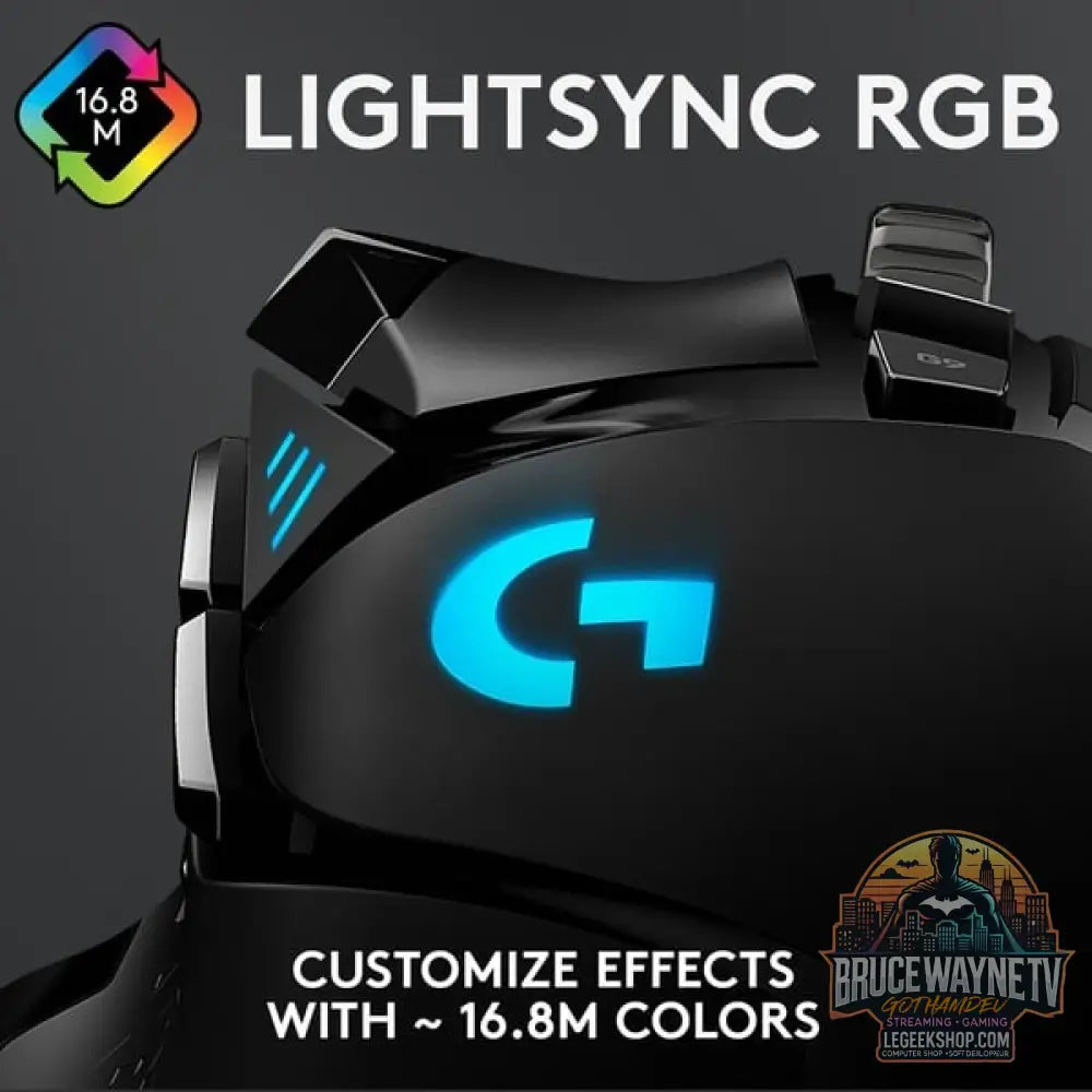 Logitech G502 HERO, souris gaming - vue 7