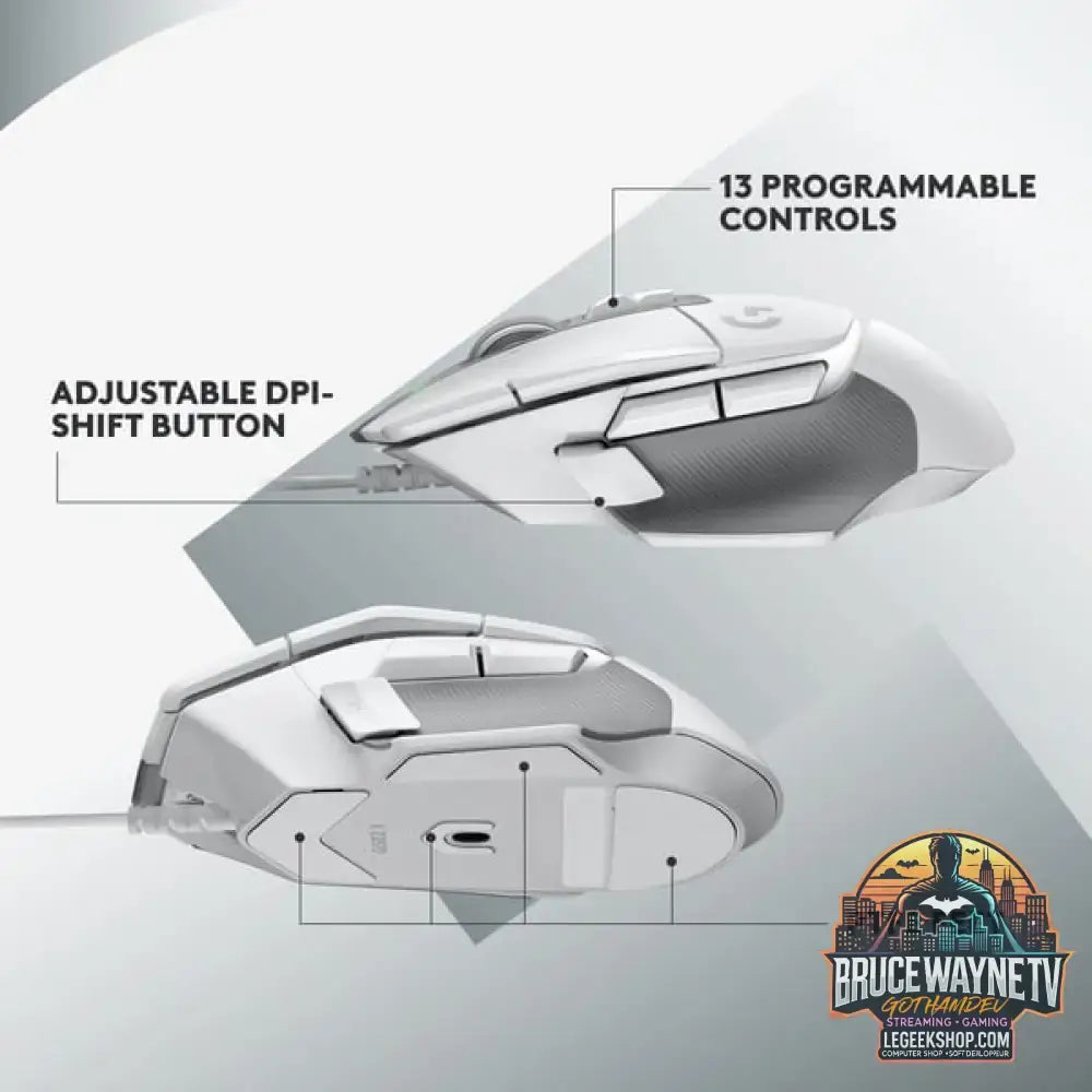 Logitech G502 X, souris gaming - vue 5