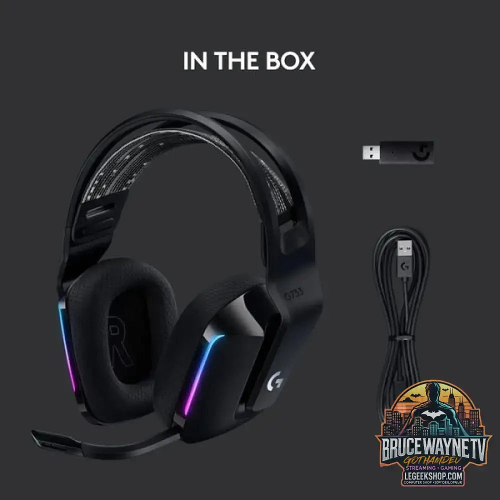 Logitech G733 LIGHTSPEED, casque gaming - vue 6