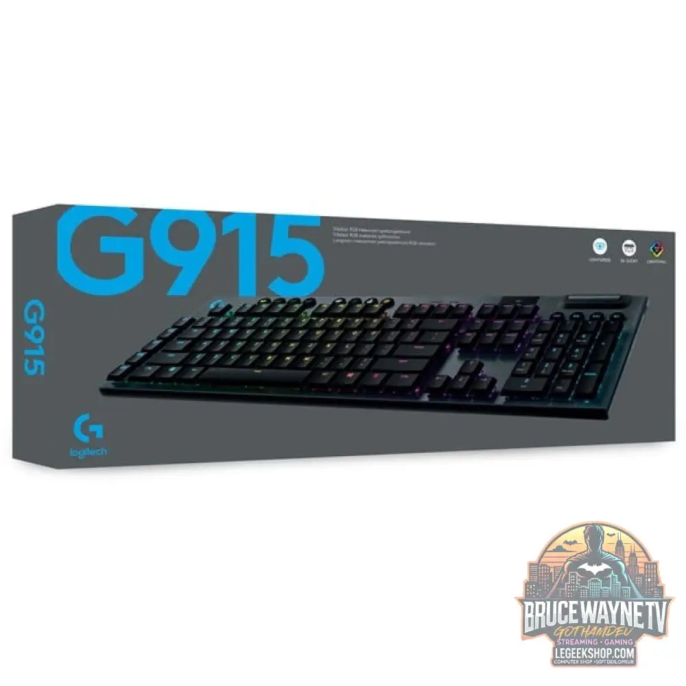 Logitech G915 LIGHTSPEED, clavier gaming - vue 8