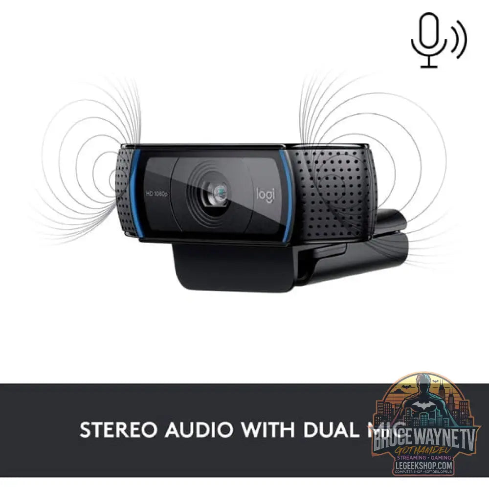 Logitech HD Pro, webcam C920 - Logitech - vue 4