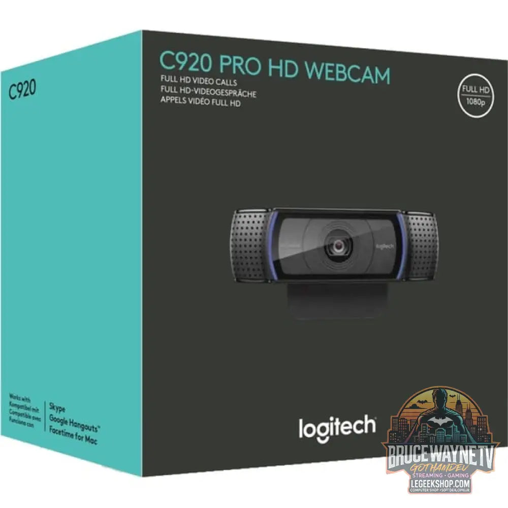 Logitech HD Pro, webcam C920 - Logitech - vue 15