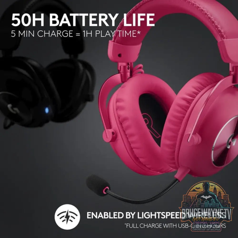 Logitech PRO X 2 LIGHTSPEED, casque gaming - vue 3