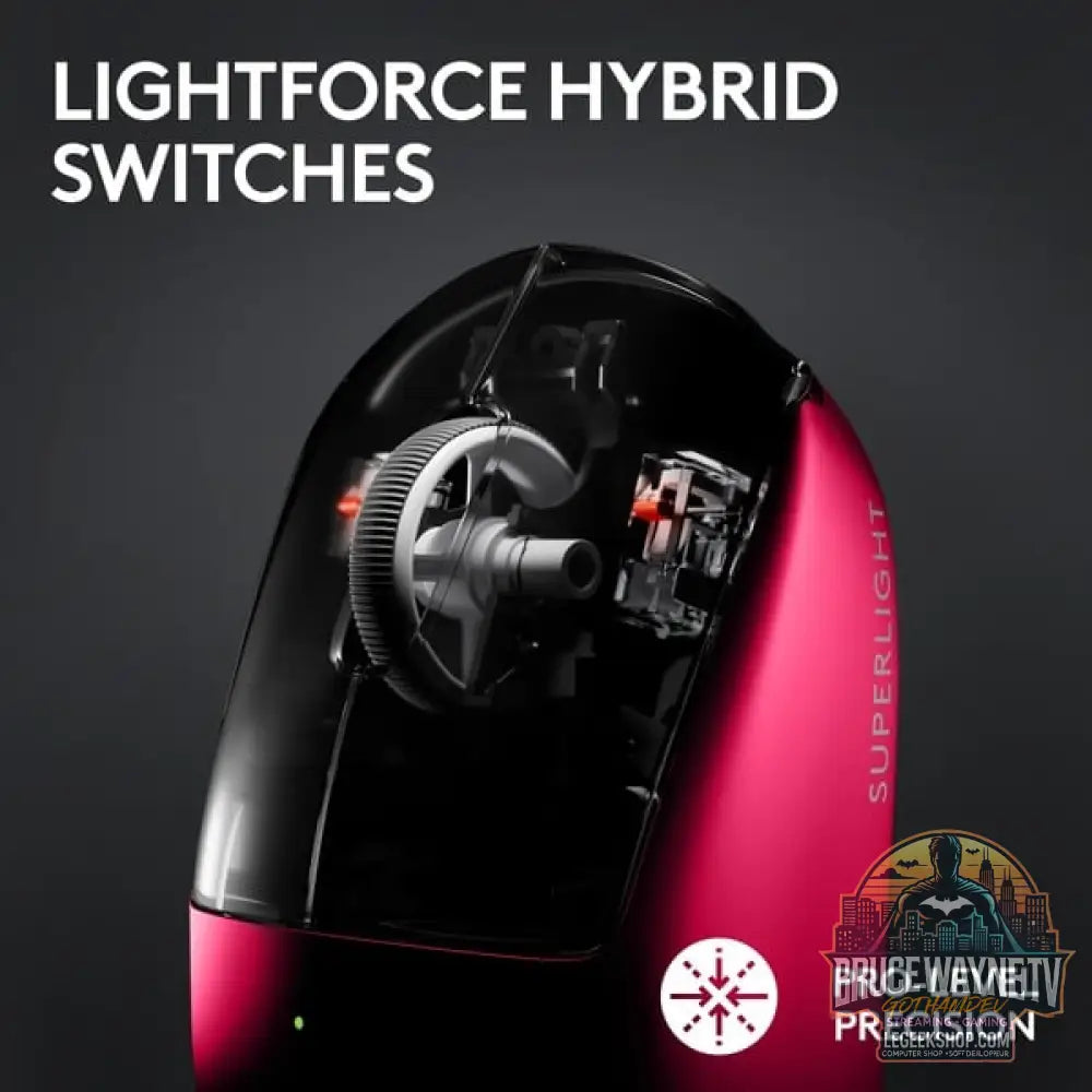 Logitech PRO X SUPERLIGHT 2, souris gaming - vue 3