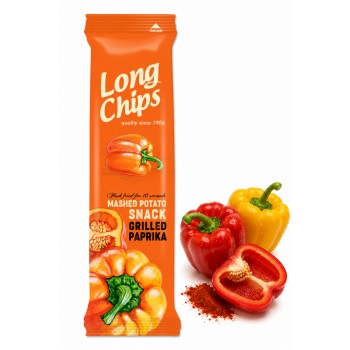 Long Chips Grilled Paprika 75 Gr x 20