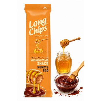 Long Chips Honey BBQ 75 Gr x 20