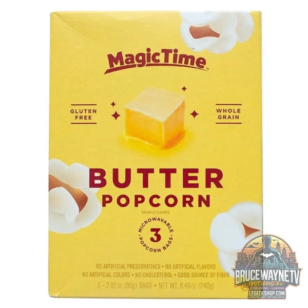Magic Time Butter Popcorn popcorn au beurre de 240g (Pack de 12) - Snacks & boissons importés
