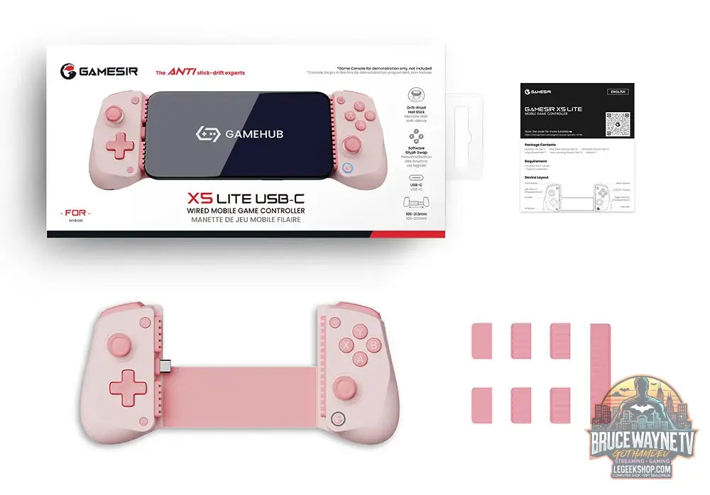 Manette de jeu mobile GameSir X5 Lite pour iPhone 16 15 Series iPad Mini tablette Android Y700 contrôle iOS