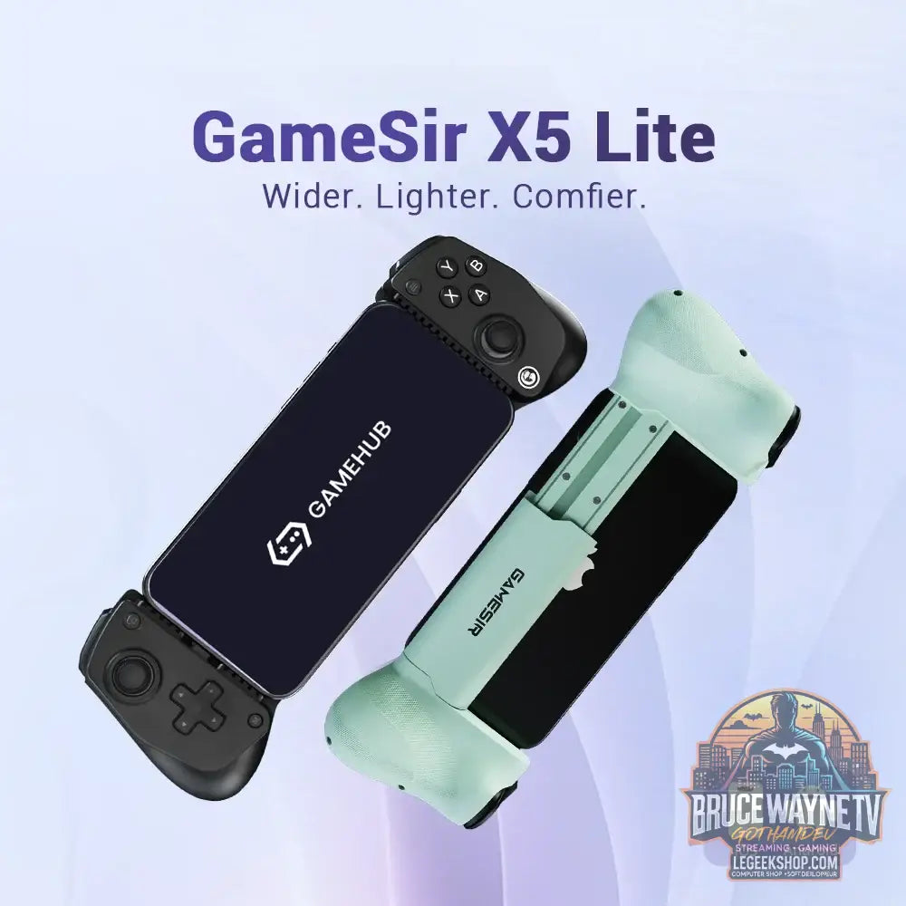 Manette de jeu mobile GameSir X5 Lite pour iPhone 16 15 Series iPad Mini tablette Android Y700 contrôle iOS