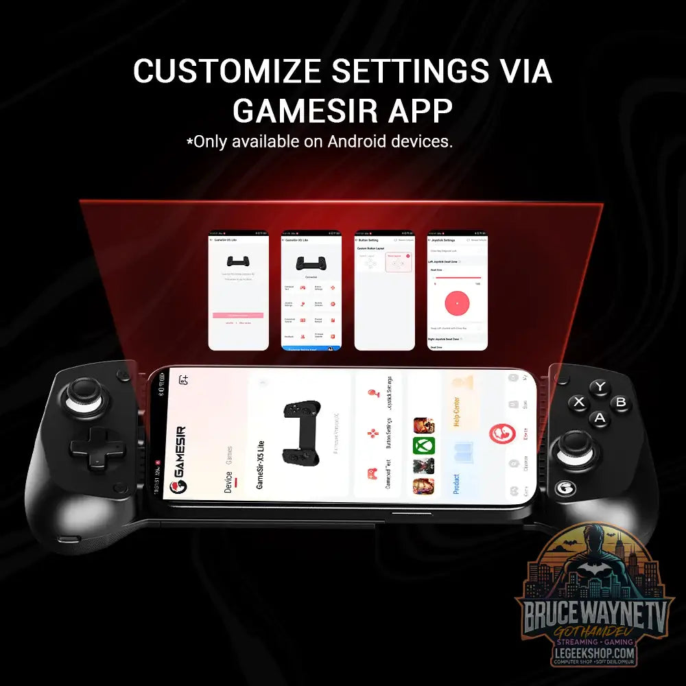 Manette de jeu mobile GameSir X5 Lite pour iPhone 16 15 Series iPad Mini tablette Android Y700 contrôle iOS