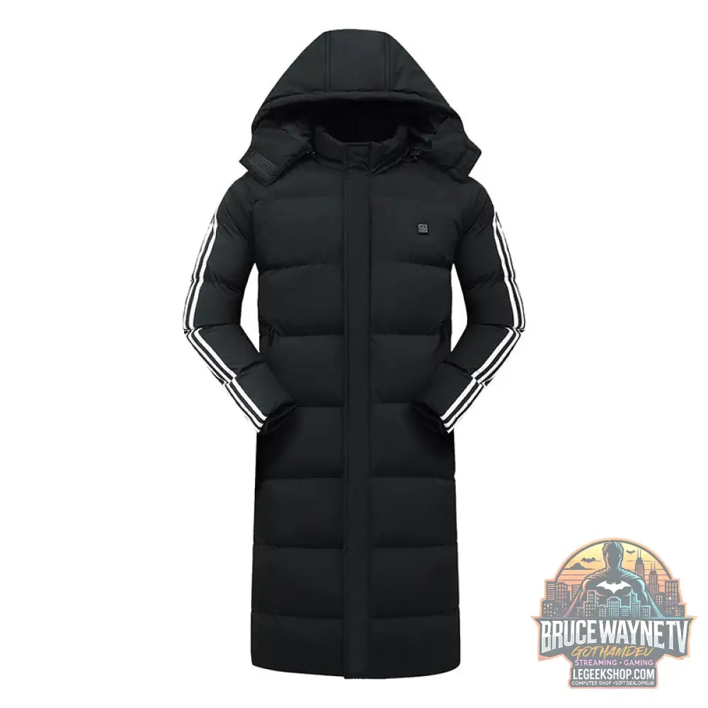 Manteau Long Chauffant 11 Zones de Chauffage Hiver - Black / M - Manteau Chauffant