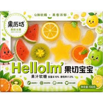Marshmallow Hello Fruit Slice 100 Gr x 40