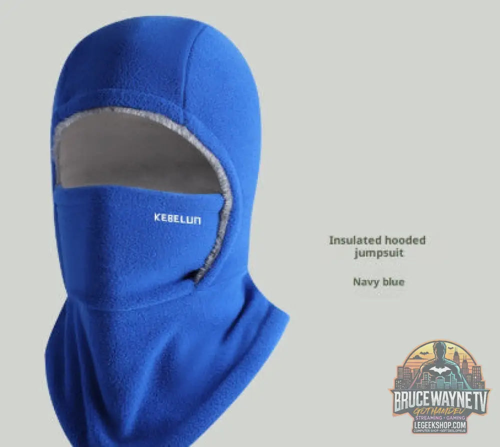 Masque Cagoule Polaire Coupe-Vent Moto Vélo Hiver - Sapphire Blue / Average Size - Accessoire Outdoor