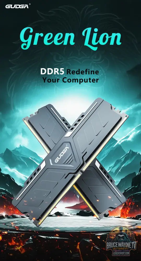 Mémoire RAM DDR5 GUDGA 8GB 16GB 32GB 4800-6800MHz Gaming Desktop XMP 3.0 - Mémoire RAM