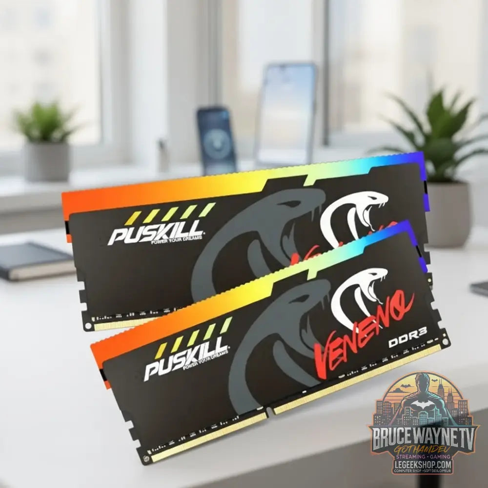 Mémoire RAM PUSKILL RGB DDR3 8GBx2 1600MHz… — Mémoire RAM, vue 8, LeGeekShop