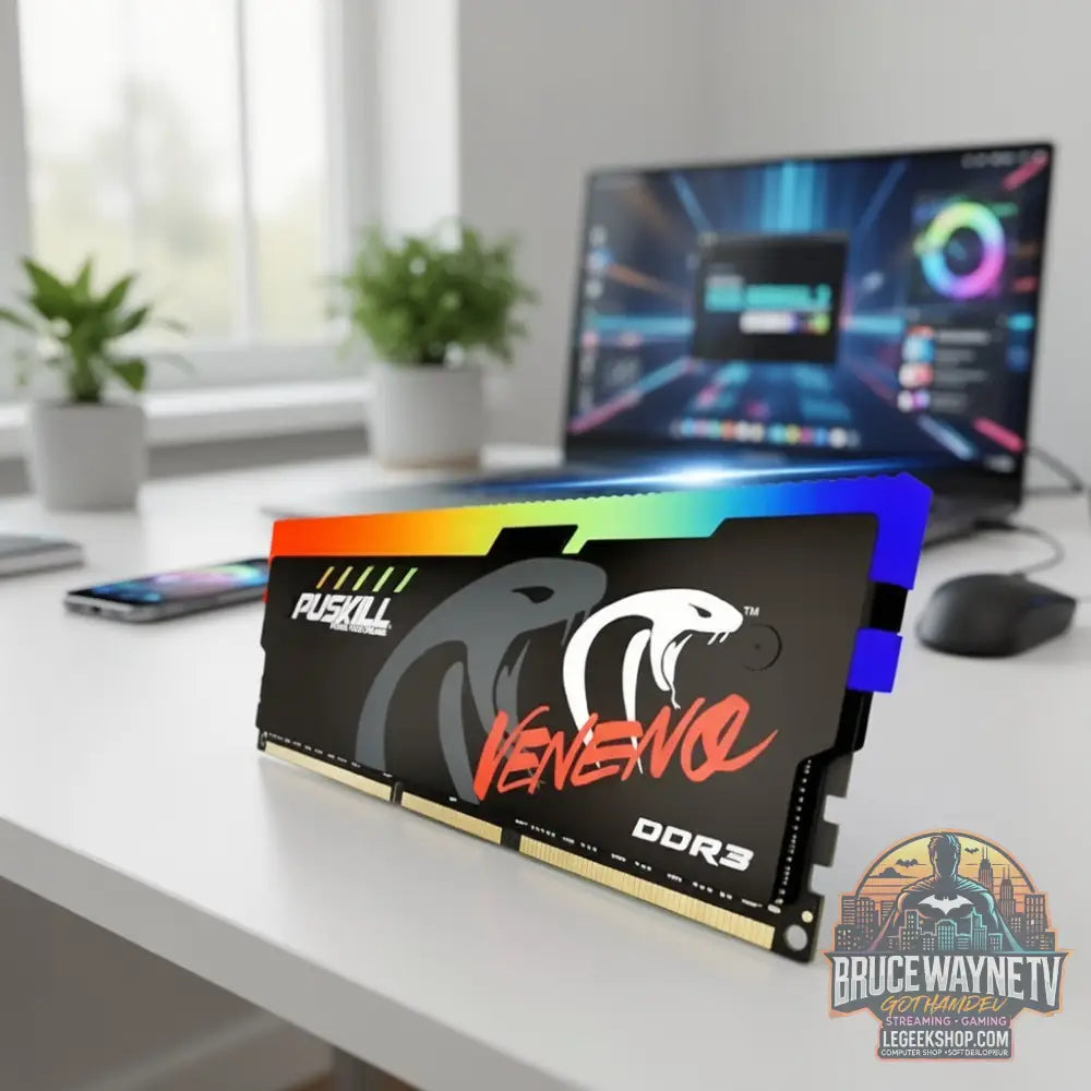 Mémoire RAM PUSKILL RGB DDR3 8GBx2 1600MHz… — Mémoire RAM, vue 12, LeGeekShop