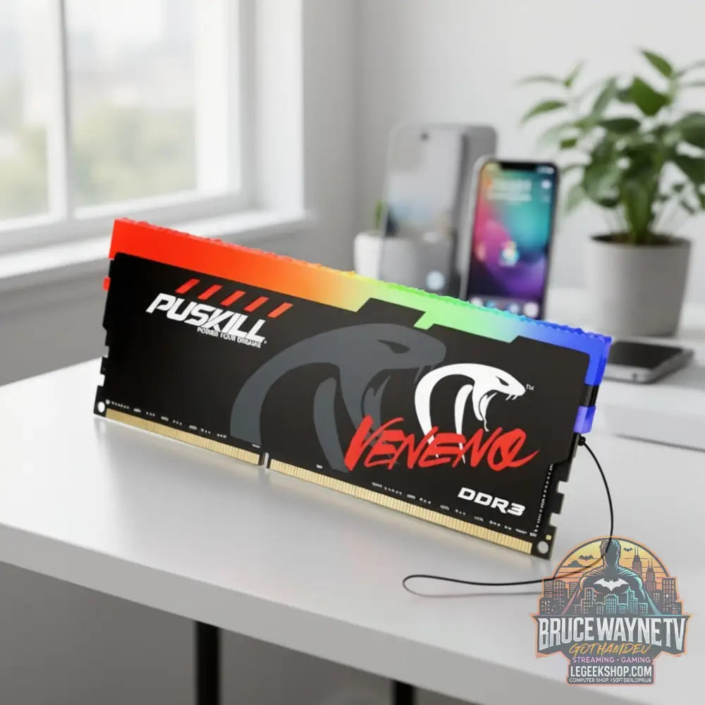 Mémoire RAM PUSKILL RGB DDR3 8GBx2 1600MHz… — Mémoire RAM, vue 7, LeGeekShop