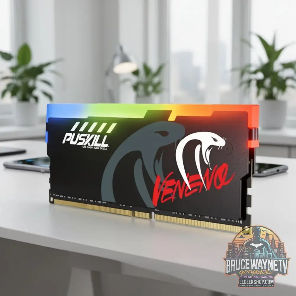 Mémoire RAM PUSKILL RGB DDR3 8GBx2 1600MHz… — Mémoire RAM, vue 2, LeGeekShop