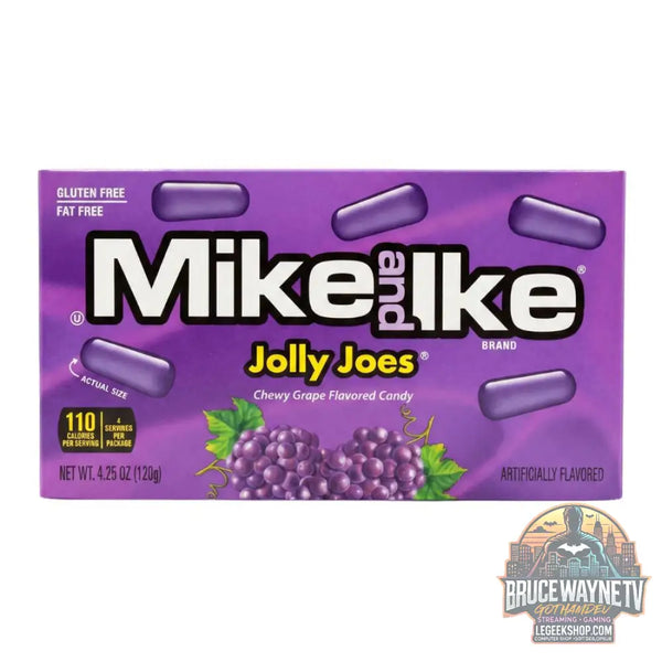 Mike and Ike Jolly Joes Grape bonbons au goût de raisin de 120 g (pack de 12) - Snacks & boissons importés