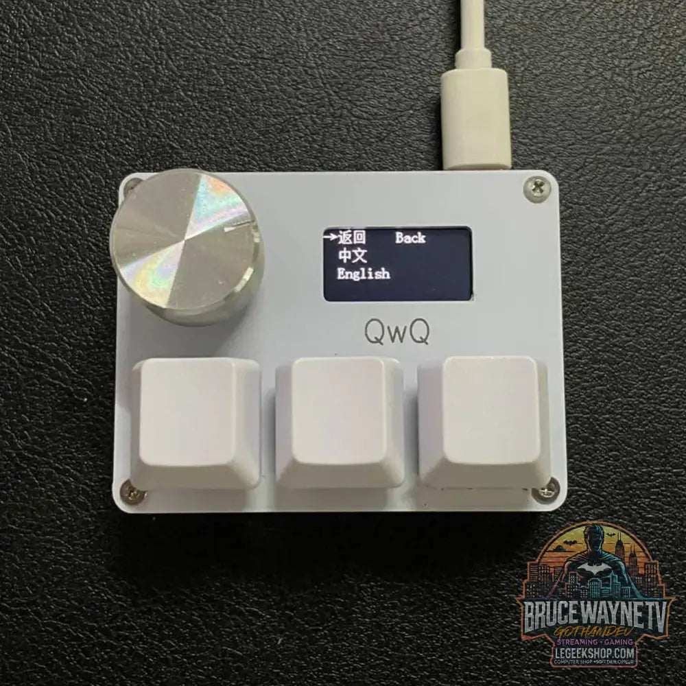 Mini Clavier Mécanique BTXETUEL SayoDevice OSU O3C – Switchs Magnétiques Roses | Écran IPS & Ultra-Vitesse - Clavier
