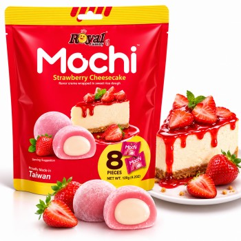 Mini Mochis Strawberry Cheesecake 120 Gr x 12