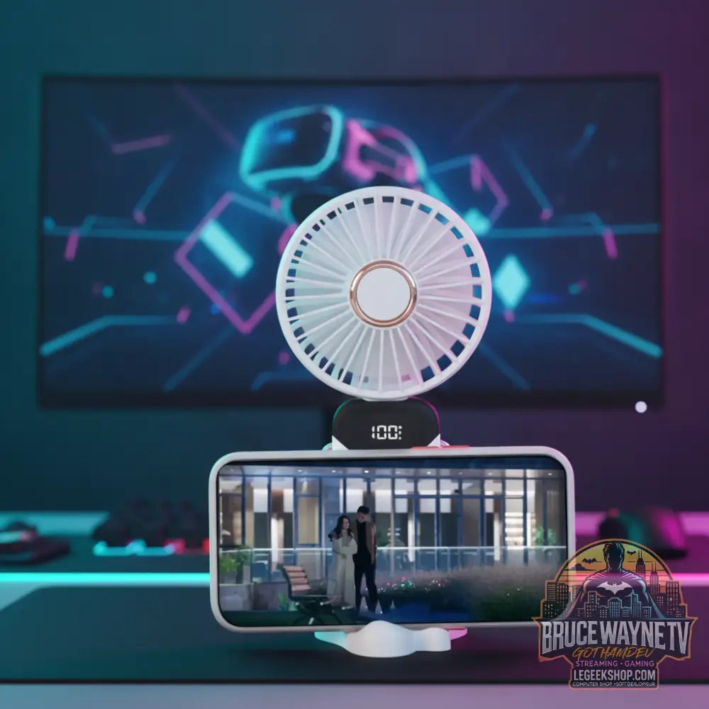 Mini Ventilateur — vue détail 3 LeGeekShop