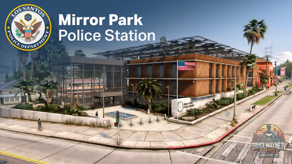 Mirror Park Police Station — FiveM MLO, photo principale LeGeekShop