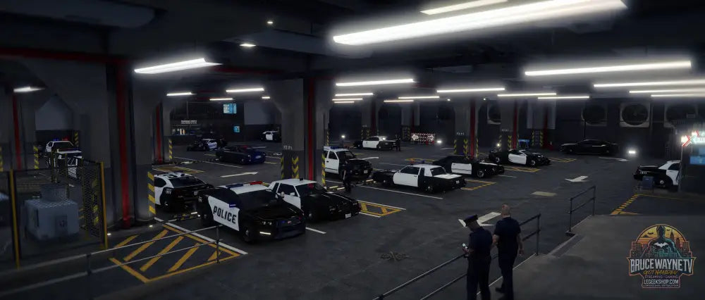 Mission Row Police Department — FiveM MLO, vue 5, LeGeekShop