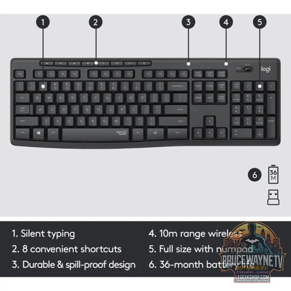 MK295 - Logitech - vue 2