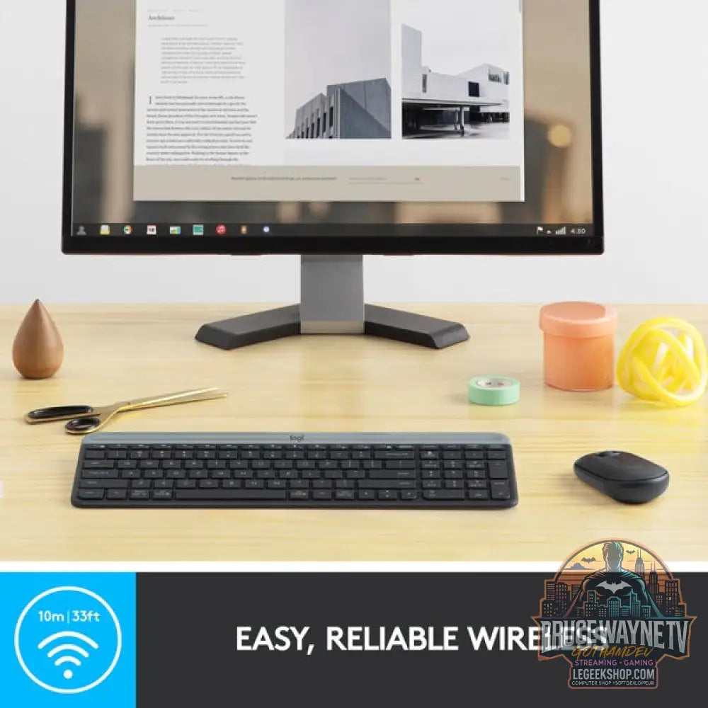MK470 Slim Combo - Logitech - vue 4