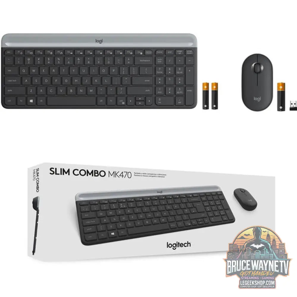 MK470 Slim Combo - Logitech - vue 10