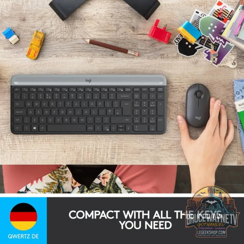 MK470 Slim Combo - Logitech - vue 2